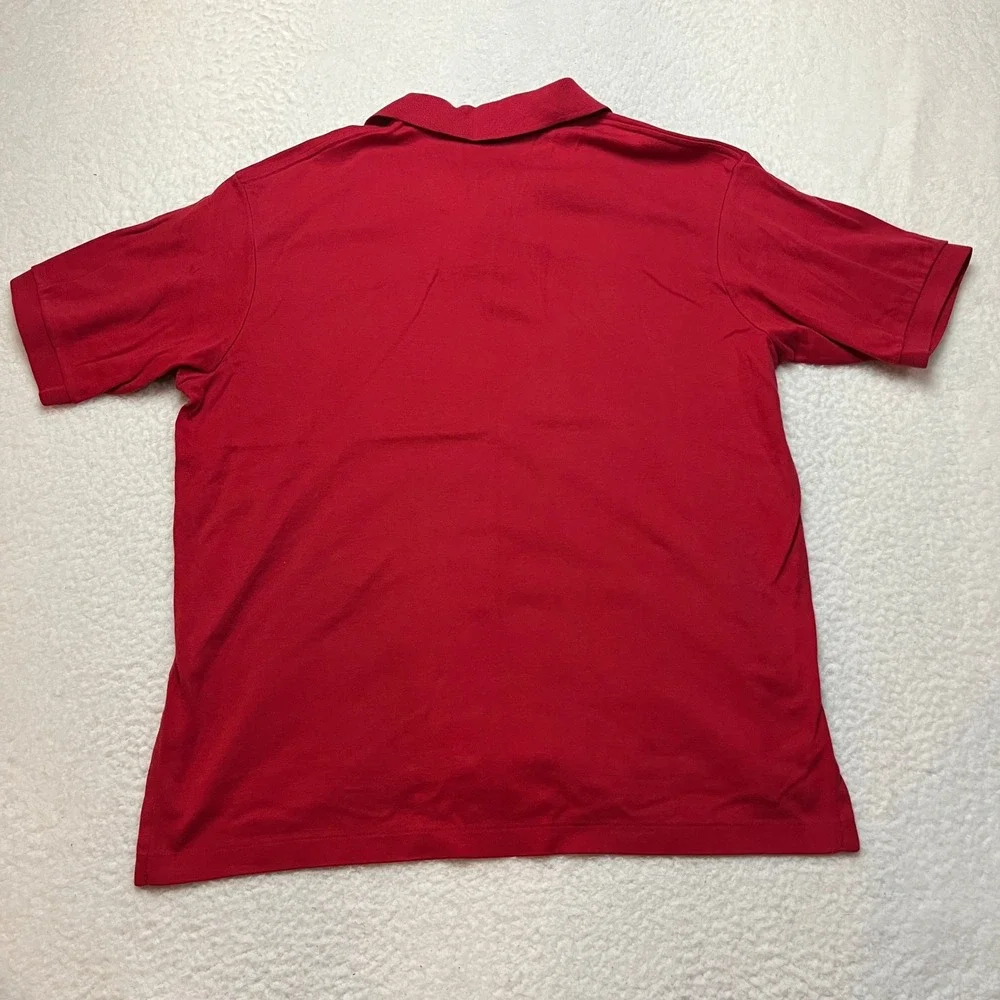Polo Ralph Lauren Polo Shirt Mens XL Red Short Sleeve Made in USA Cotton Pique
